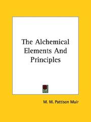 Cover of: The Alchemical Elements And Principles