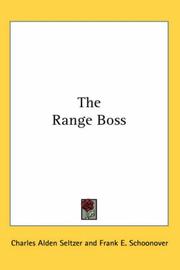 Cover of: The Range Boss