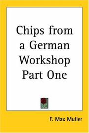 Cover of: Chips From A German Workshop