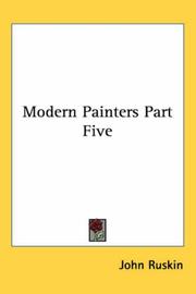 Cover of: Modern Painters by John Ruskin