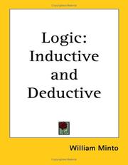 Cover of: Logic: Inductive And Deductive