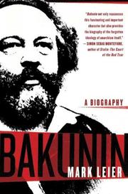 Cover of: Bakunin