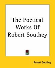 Cover of: The Poetical Works Of Robert Southey