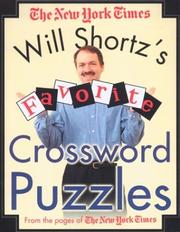 Cover of: Will Shortz's Favorite Crossword Puzzles from the Pages of The New York Times