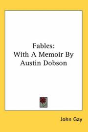 Cover of: Fables: With A Memoir By Austin Dobson