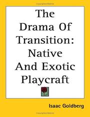 Cover of: The Drama of Transition by Isaac Goldberg