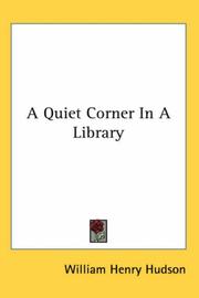 A quiet corner in a library by William Henry Hudson