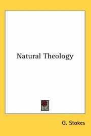 Cover of: Natural Theology