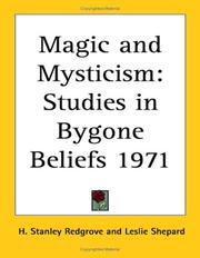 Cover of: Magic and Mysticism by H. Stanley Redgrove