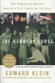 The Kennedy Curse by Edward Klein, Klein, Edward