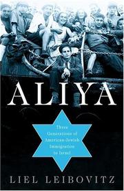 Cover of: Aliya | Liel Leibovitz