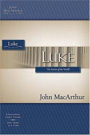Cover of: The MacArthur Bible Studies: Luke (Macarthur Bible Study)
