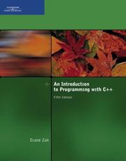Cover of: An Introduction to Programming With C++ by Diane Zak