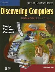 Discovering computers by Gary B. Shelly, Thomas J. Cashman, Misty E. Vermaat