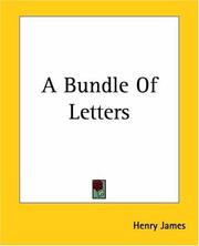 A bundle of letters by Henry James, Mybook, Sara Lopez