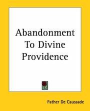 Cover of: Abandonment To Divine Providence