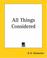 Cover of: All Things Considered
