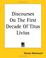 Cover of: Discourses On The First Decade Of Titus Livius
