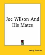 Cover of: Joe Wilson And His Mates by Henry Lawson