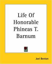 Cover of: Life Of Honorable Phineas T. Barnum