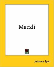 Cover of: Maezli
