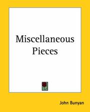 Cover of: Miscellaneous Pieces