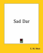 Cover of: Sad Dar