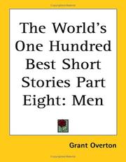 Cover of: The World's One Hundred Best Short Stories Part Eight: Men