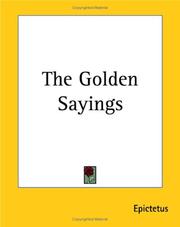 Cover of: The Golden Sayings