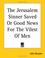 Cover of: The Jerusalem Sinner Saved Or Good News For The Vilest Of Men