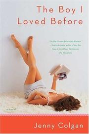 Cover of: The boy I loved before