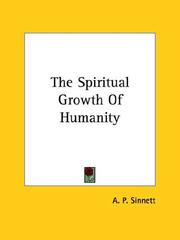 Cover of: The Spiritual Growth Of Humanity