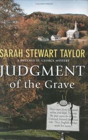 Cover of: Judgment of the grave by Sarah Stewart Taylor