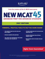 Cover of: Kaplan New MCAT 45