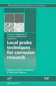 Local probe techniques for corrosion research