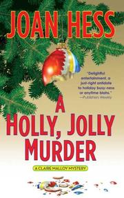 Cover of: A Holly, Jolly Murder by Joan Hess