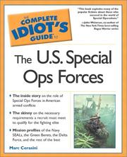 Cover of: The Complete Idiot's Guide(R) to the U.S. Special Ops Forces