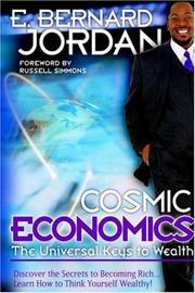 Cover of: Cosmic Economics by E., Bernard Jordan
