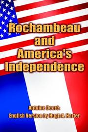 Cover of: Rochambeau and America