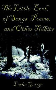 Cover of: The Little Book Of Poems, Songs, and other TidBits
