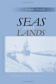 Cover of: Seas and Lands by Edwin Arnold