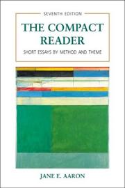 Cover of: The compact reader: short essays by method and theme