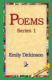 Cover of: Poems, Series 1 by Emily Dickinson