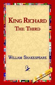 Cover of: King Richard III by William Shakespeare