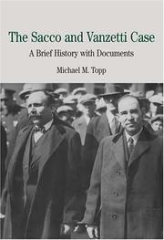 Cover of: The Sacco and Vanzetti Case: A Brief History with Documents (The Bedford Series in History and Culture)