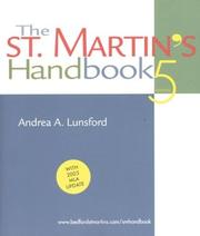 Cover of: The St. Martin's Handbook by Andrea A. Lunsford