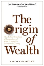 Origin of Wealth by Eric D. Beinhocker