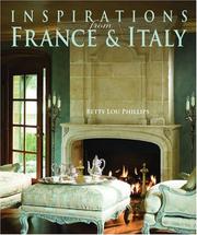 Cover of: Inspirations from France & Italy