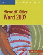 Cover of: Microsoft Office Word 2007 - Illustrated Complete (Illustrated (Thompson Learning))