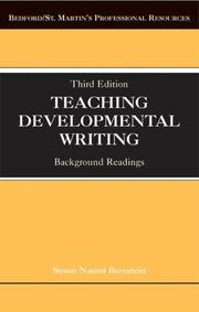 Cover of: Teaching Developmental Writing | Susan Naomi Bernstein